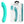 Party Up Niki - USB Rechargeable G Vibrator - Teal
