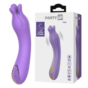 Party Up Kelly - USB Rechargeable G Vibrator - Purple