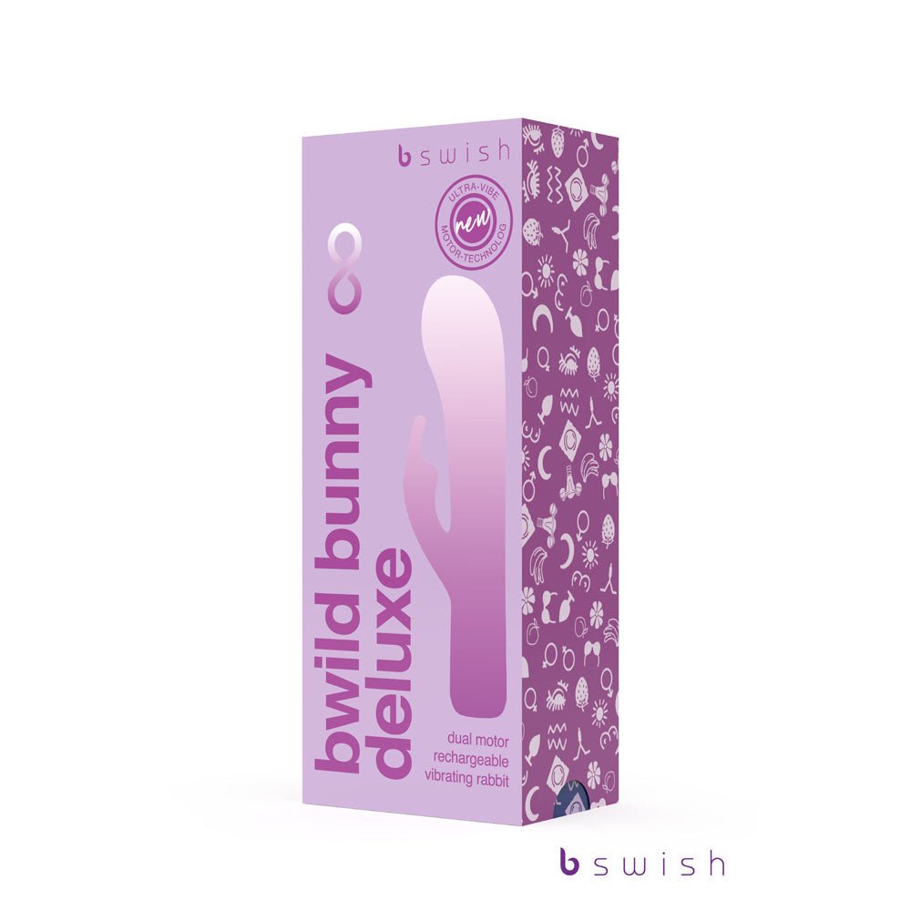 Bwild Bunny Infinite Deluxe Rabbit Vibrator - Purple