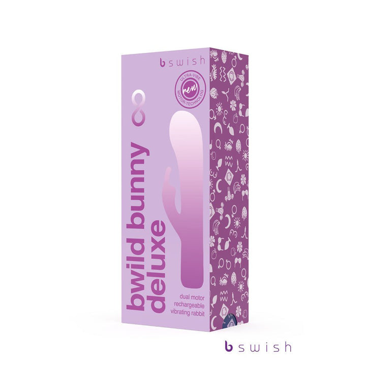 Bwild Bunny Infinite Deluxe Rabbit Vibrator - Purple