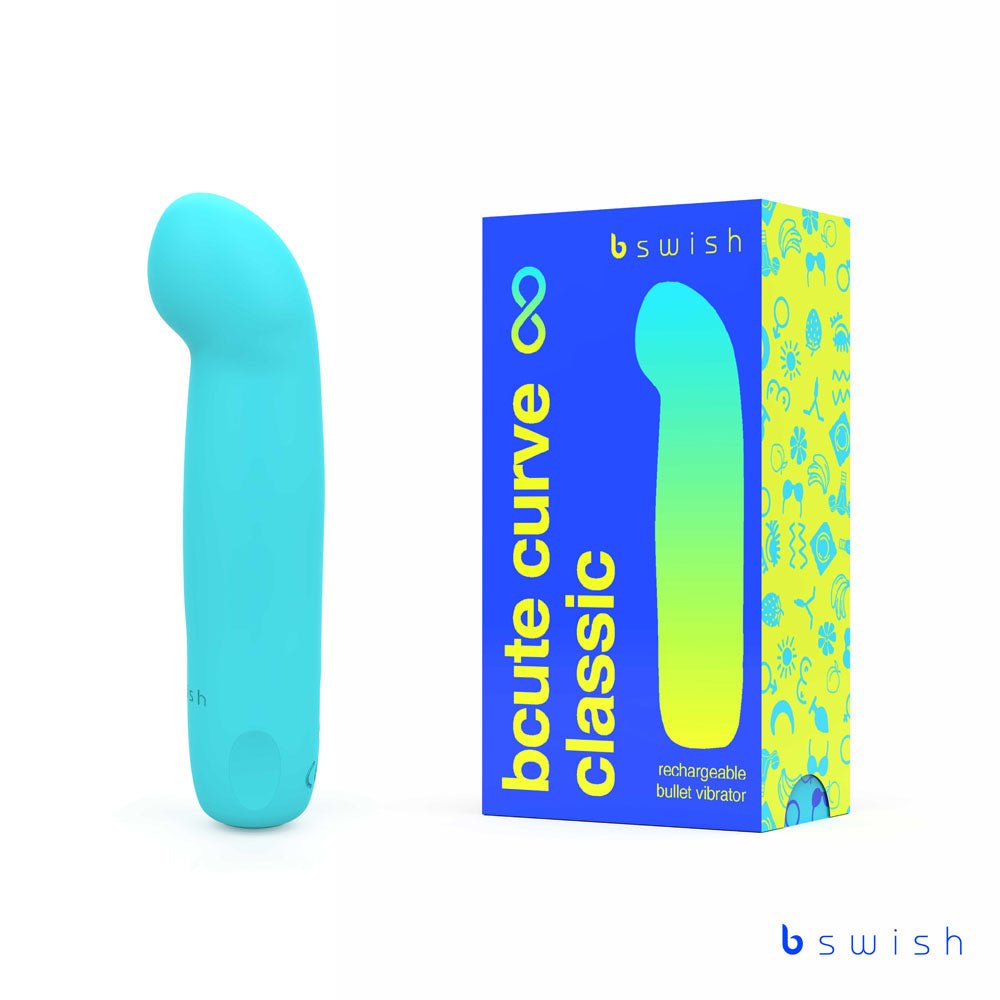 Bcute Curve Infinite Classic Vibrator - Electric Blue