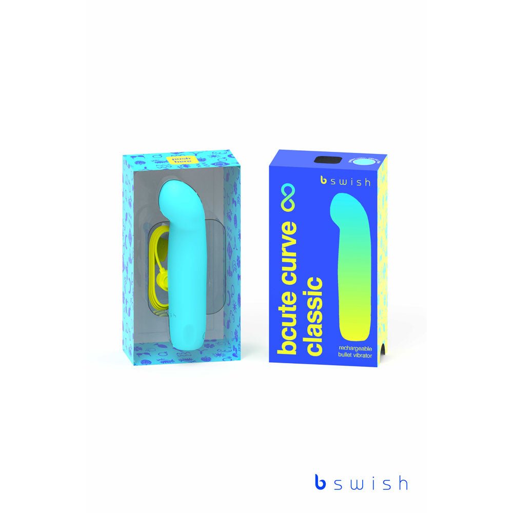 Bcute Curve Infinite Classic Vibrator - Electric Blue