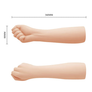 Party Up Tony First massive 14 Inch Fist Dildo - Flesh