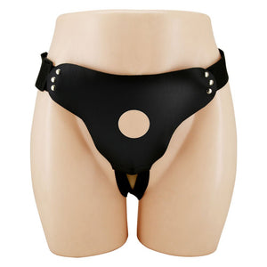 Party Up Nick Adjustable Strap-On Harness - Black (No Probe Included)