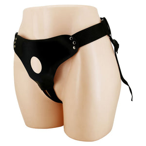 Party Up Nick Adjustable Strap-On Harness - Black (No Probe Included)