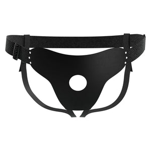 Party Up Nick Adjustable Strap-On Harness - Black (No Probe Included)