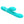 Party Up Paul Rolling Beads Thrusting Rabbit Vibrator - Teal