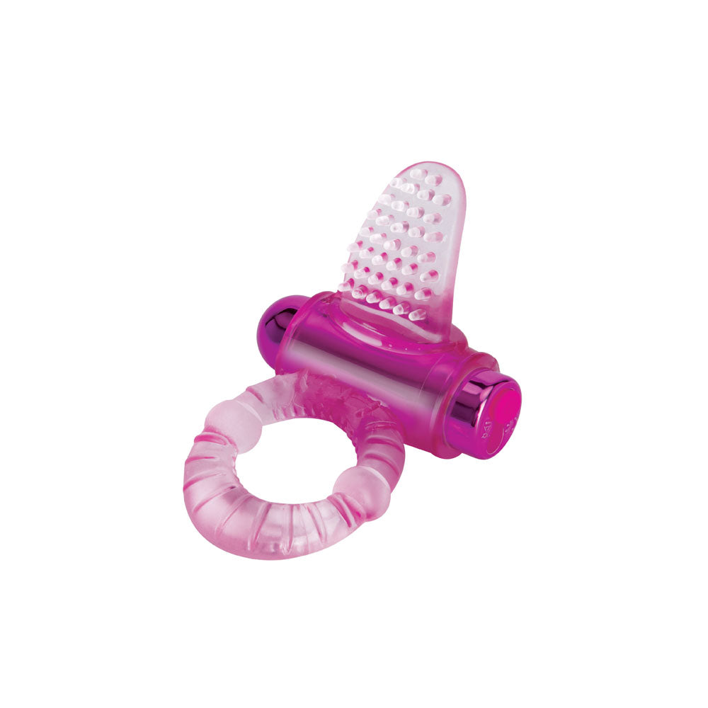 Bodywand Vibrating Lick It Pleasure Ring - Pink