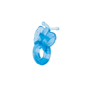 Bodywand Vibrating Butterfly Ring - Blue