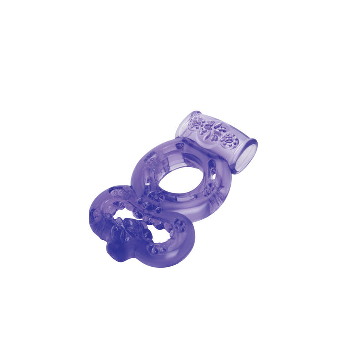 Bodywand Vibrating Duo Ring - Purple