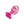 Bodywand Vibrating Duo Ring with Clit Tickler - Pink