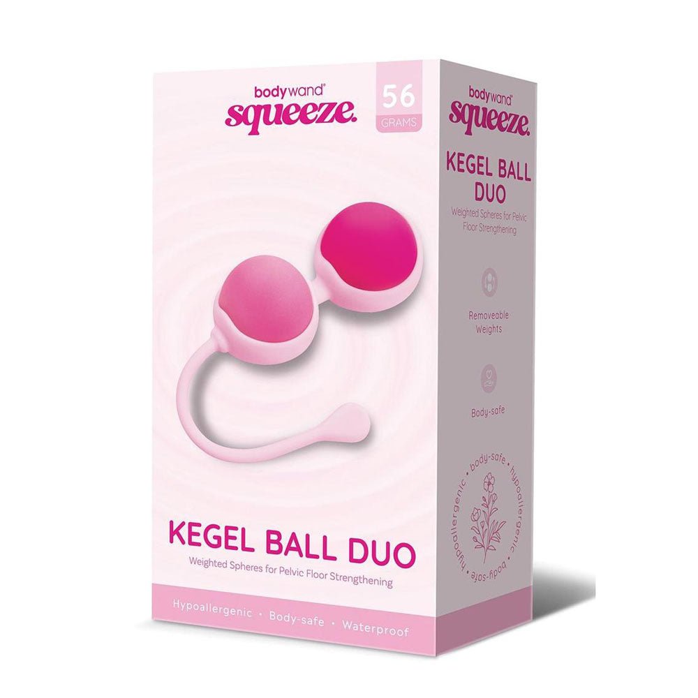 Bodywand Squeeze Kegel Ball Duo - Pink