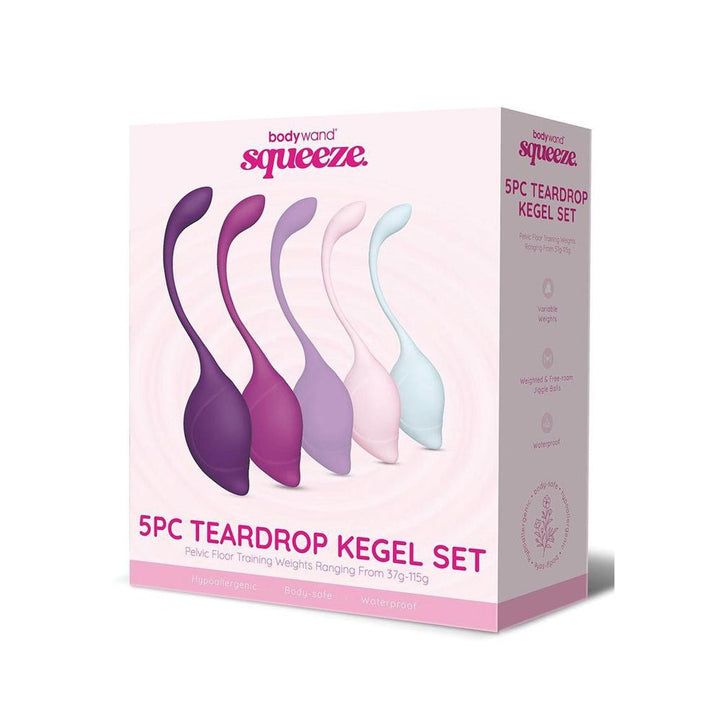 Bodywand Squeeze Teardrop Kegel 5 Piece Kit