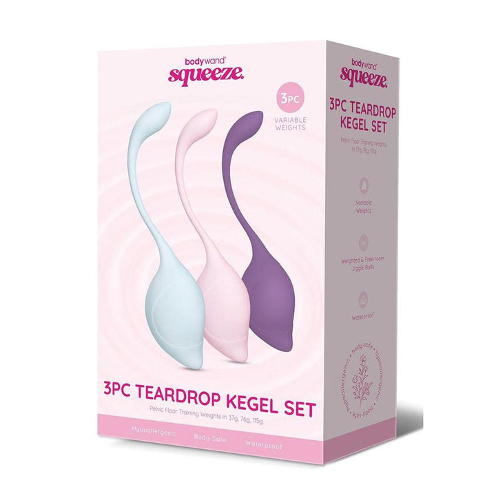 Bodywand Squeeze Teardrop Kegel 3 piece Set