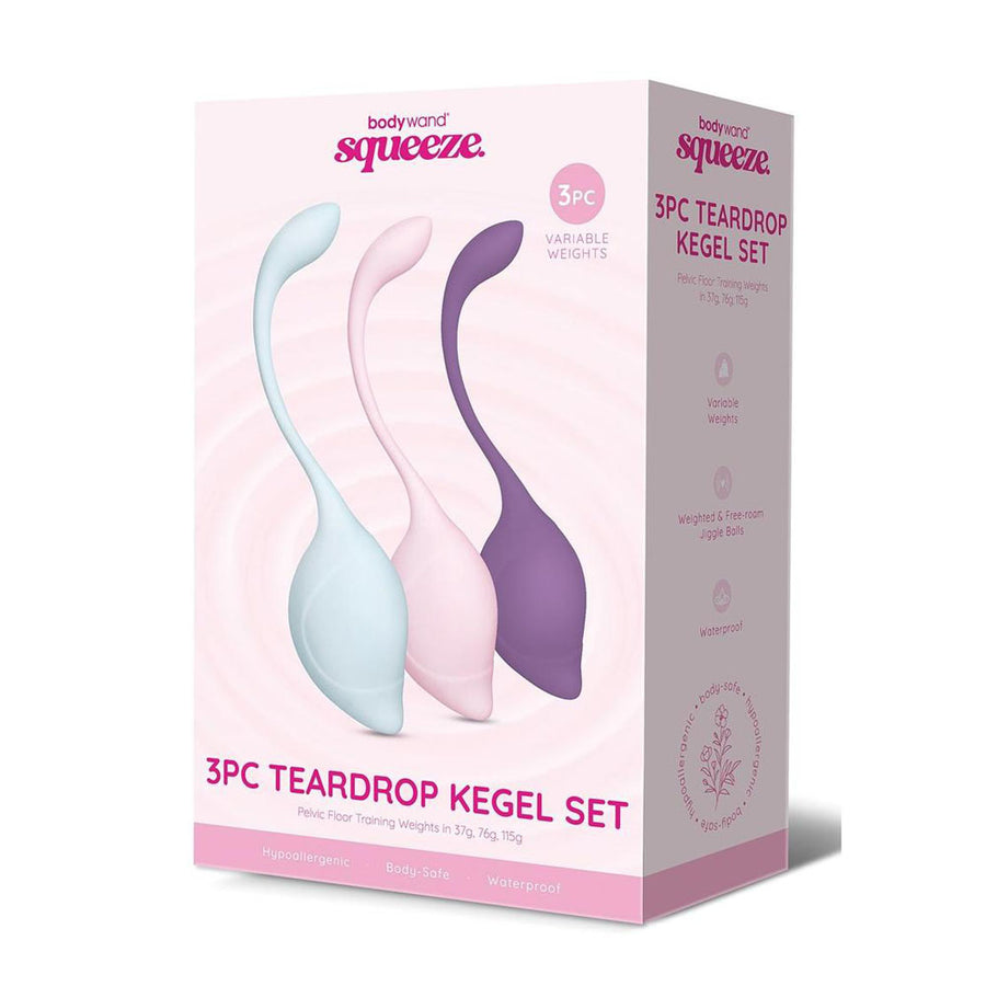 Bodywand Squeeze Teardrop Kegel 3 piece Set