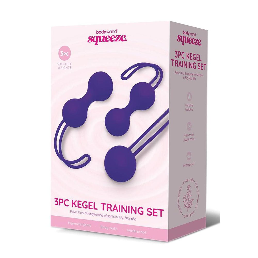 Bodywand Squeeze Kegel Training 3 Piece Set - Purple