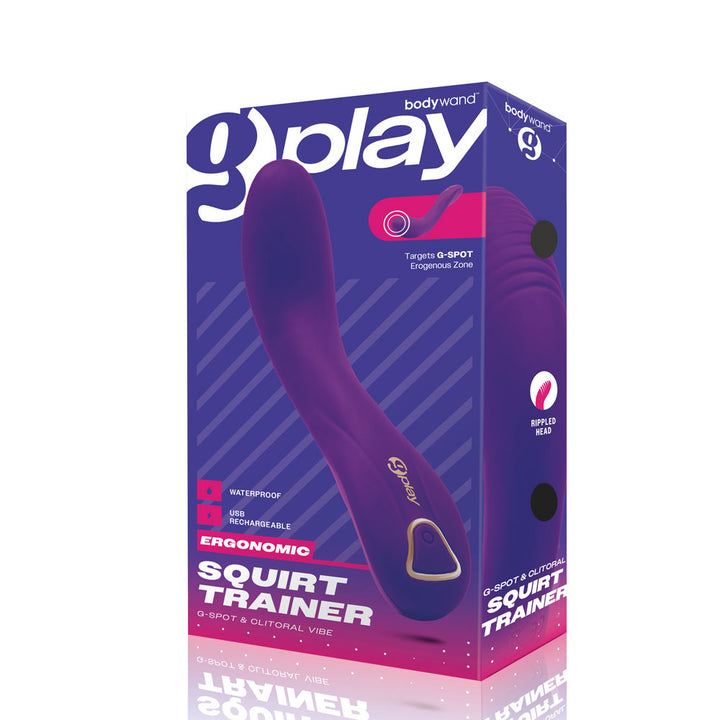 Bodywand G-Play Ergonomic Squirt Trainer Vibrator - Purple