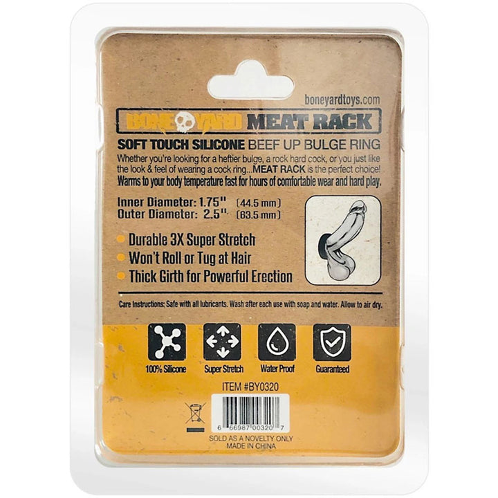 Boneyard Meat Rack Beef Up Bulge Black Cock Ring 