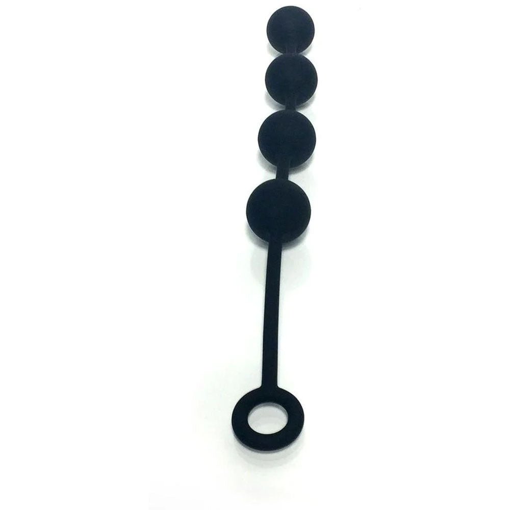 Boneyard Ass Ballz M Anal Beads - Black