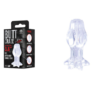 Butt Craze - Clear Gaping Butt Plug