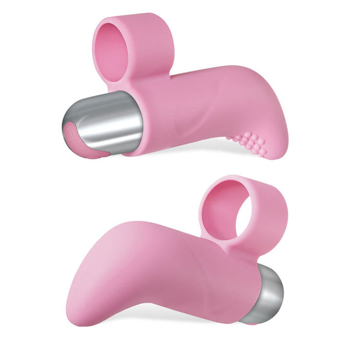 Adam & Eve Silicone Finger Vibe - Pink