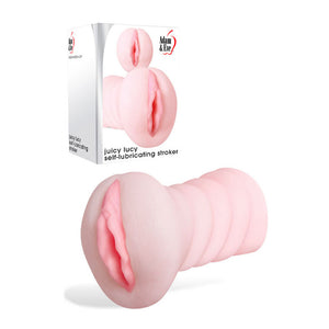 Adam & Eve Juicy Lucy - Self Lubricating Vagina Stroker - Flesh