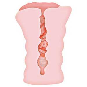 Adam & Eve Juicy Lucy - Self Lubricating Vagina Stroker - Flesh