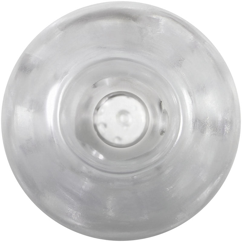 Adam & Eve Triple Chamber Ball Drainer - Clear Masturbator Sleeve