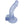 Adam & Eve Cool Curve 7 Inch Jelly Dong - Clear Blue