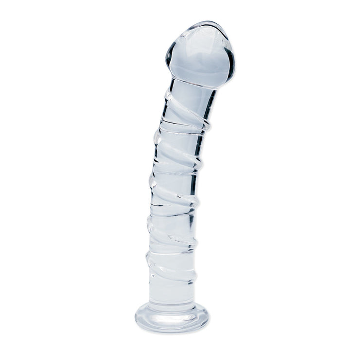 Clarity - Seraphic Spiral - Clear 16 cm Glass Dildo