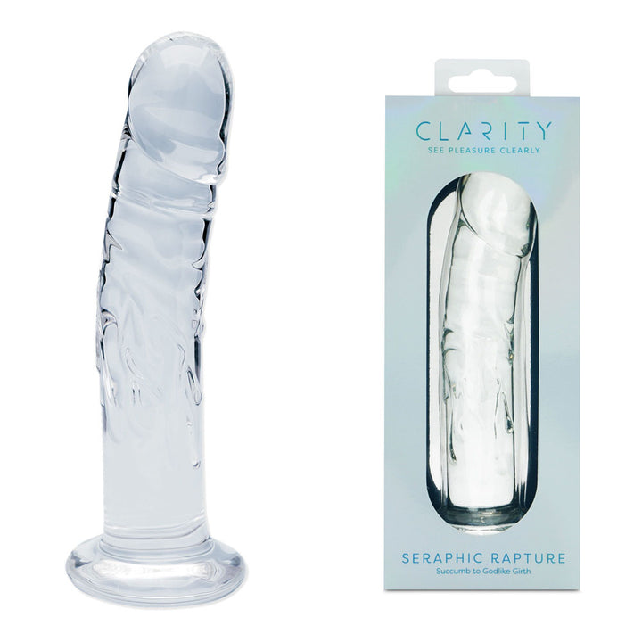 Clarity - Seraphic Rapture - Clear 17.8cm Glass Dildo