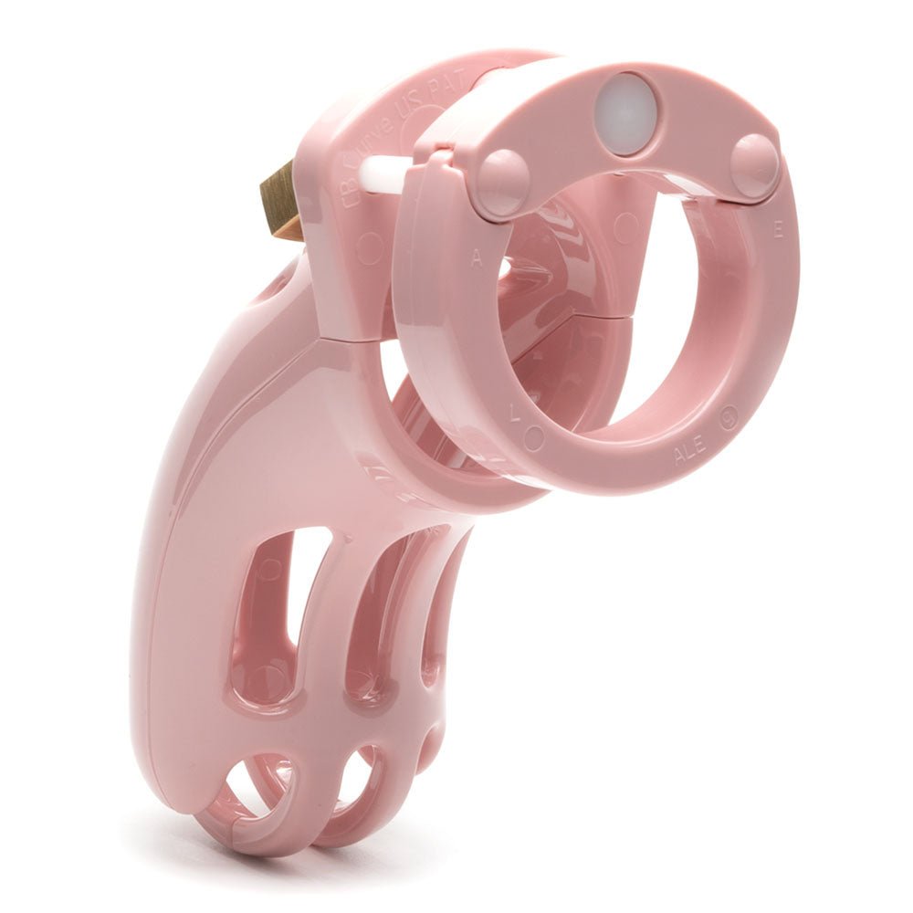 The Curve Chastity Cock Cage Kit - Pink