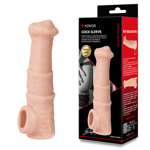 Kokos Cock Sleeve 011 - Medium Flesh Horse Penis Extension Sleeve