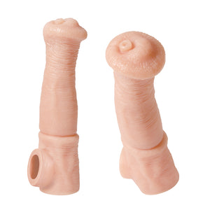 Kokos Cock Sleeve 012 - Large Flesh Horse Penis Extension Sleeve