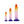 Adam & Eve Sunset Dreams Trio - Multicoloured Dildos Set - Set of 3 Sizes