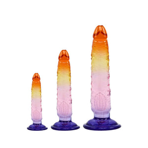 Adam & Eve Sunset Dreams Trio - Multicoloured Dildos Set - Set of 3 Sizes