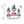 Adam & Eve Pink Gem Anal Plug Set - 3 Sizes