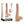 Evolved Peek A Boo 8.5 Inch Vibrating Uncut Dildo - Light Flesh