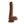Evolved Peek A Boo 8.5 Inch Vibrating Uncut Dildo - Dark