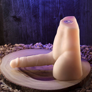 Evolved Easy Rider Light - Male Torso with 7 Inch Vibrating Penis