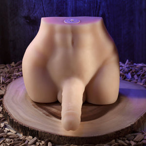 Evolved Easy Rider Light - Male Torso with 7 Inch Vibrating Penis