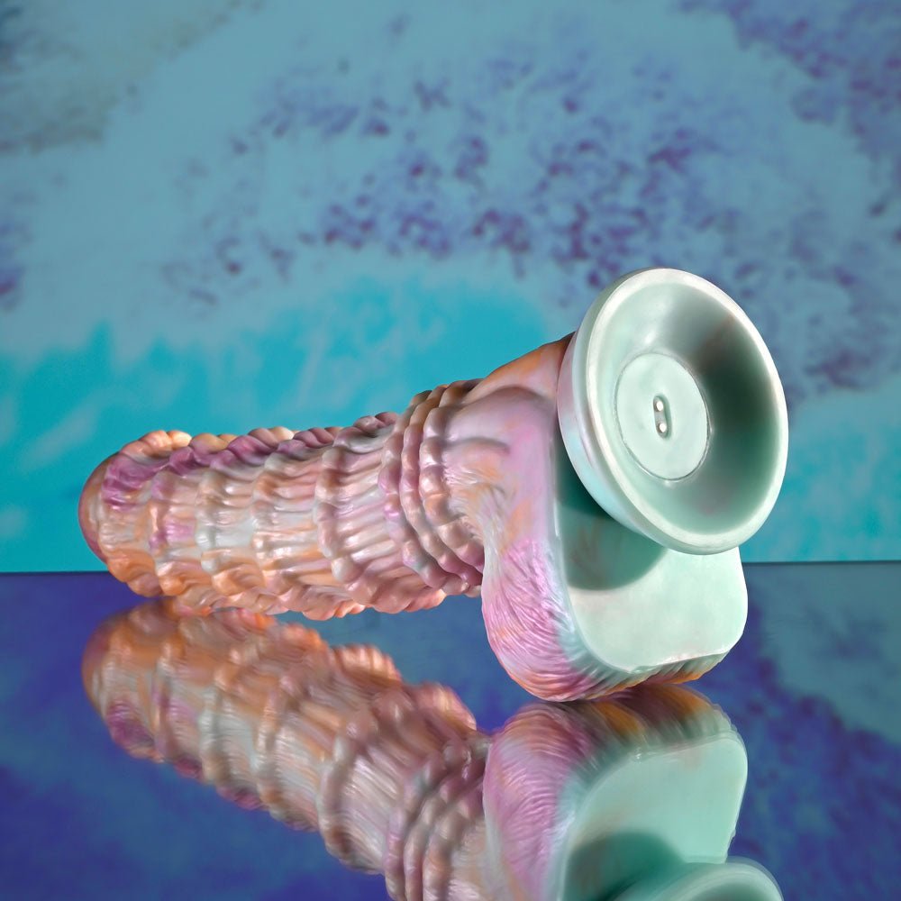Evolved Fantasy Vibrating Fantasy Dildo with Remote - Multicoloured
