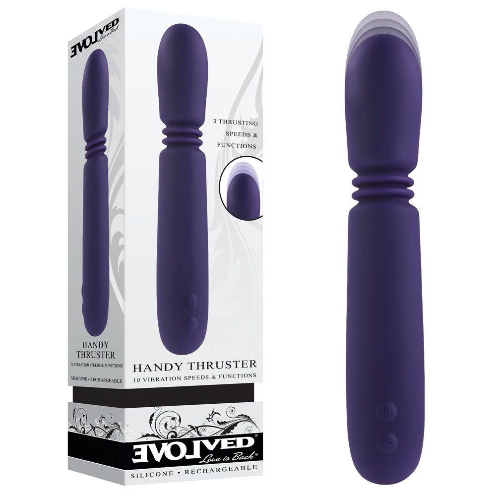 Evolved Handy Thruster Vibrator - Purple