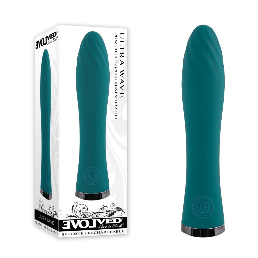 Evolved Ultra Wave Mini Vibrator - Blue