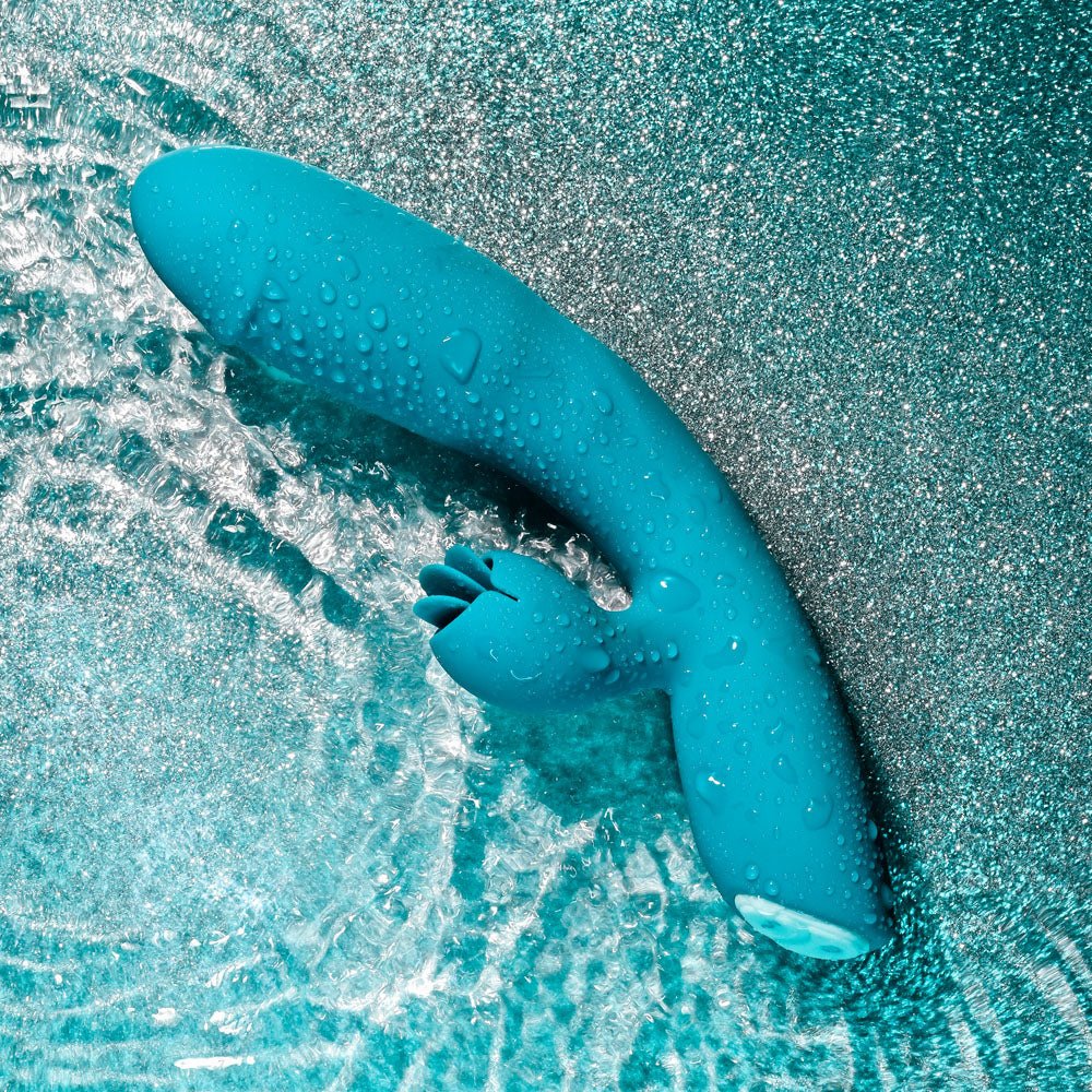 Evolved Fierce Flicker Rabbit Vibrator - Blue