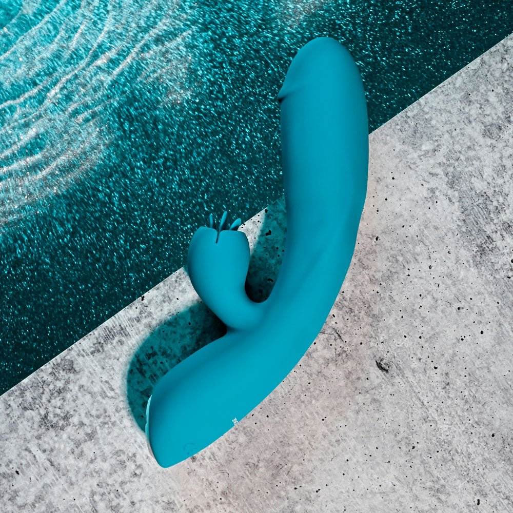 Evolved Fierce Flicker Rabbit Vibrator - Blue