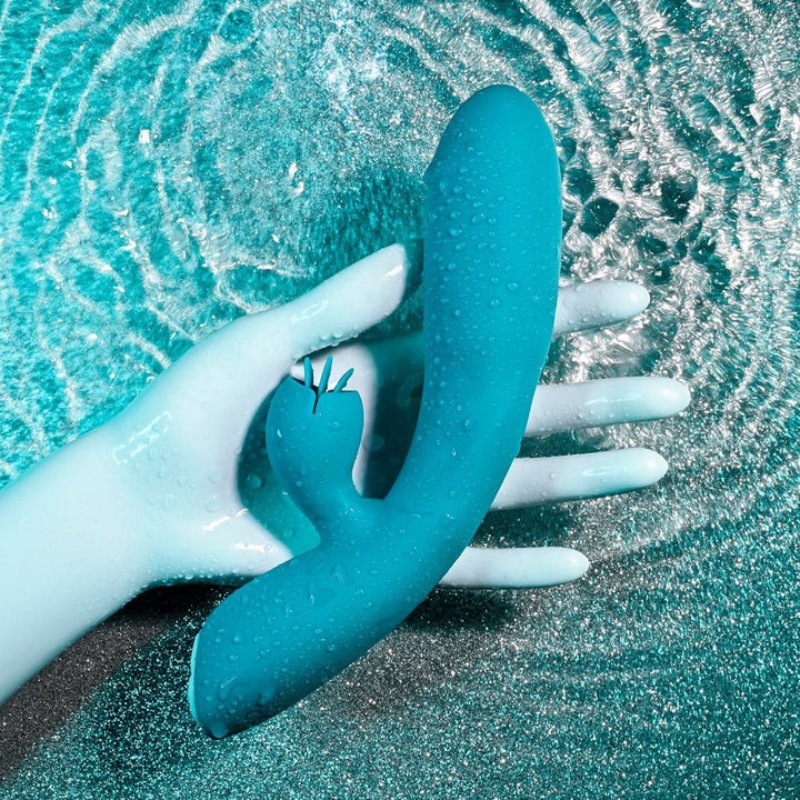 Evolved Fierce Flicker Rabbit Vibrator - Blue