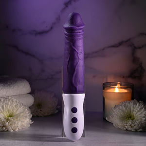 Evolved Plum Thrust - Thrusting Vibrator - Purple