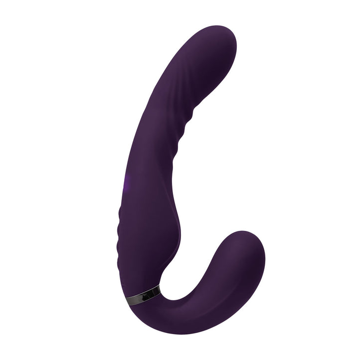 Evolved Share The Love - Vibrating Inflatable Strapless Strap-On - Purple