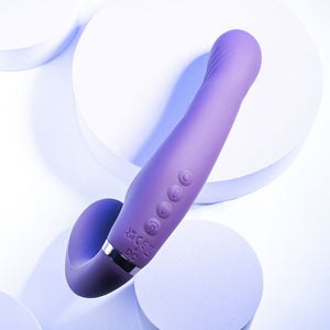 Evolved Share The Love - Vibrating Inflatable Strapless Strap-On - Purple